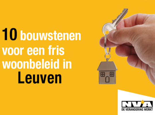 10 Slimme bouwstenen voor een fris woonbeleid in Leuven 10 Slimme bouwstenen voor een fris woonbeleid in Leuven